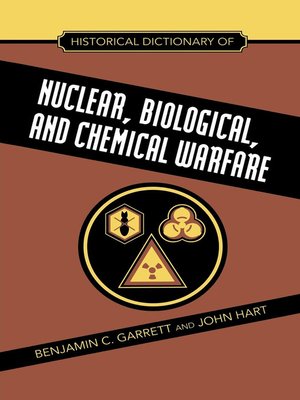 cover image of Historical Dictionary of Nuclear, Biological and Chemical Warfare
